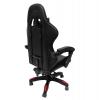 ΠΟΛΥΘΡΟΝΑ GAMING DARREN HM1203.01 ΜΑΥΡΟ-ΚΟΚΚΙΝΟ PVC & NYLON 51x49x125Υεκ.