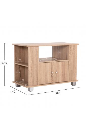 ΕΠΙΠΛΟ ΤΗΛΕΟΡΑΣΗΣ CLUSE HM2404.20 ΜΕΛΑΜΙΝΗ ΣΕ SONAMA OAK ΧΡΩΜΑ 80x40x57,5Υεκ.