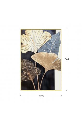 ΠΙΝΑΚΑΣ TOIXOY TROPICO HM4546.01 ΚΟΡΝΙΖΑ ΜΠΕΖ-ΚΑΜΒΑΣ ΕΚΤΥΠΩΣΗ 52,5x2,8x72,5Υεκ.