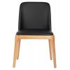 KΑΡΕΚΛΑ ΤΡΑΠΕΖΑΡΙΑΣ FURLAN HM9944.01 RUBBERWOOD-ΜΑΥΡΟ PU 54,5x58x86Υεκ