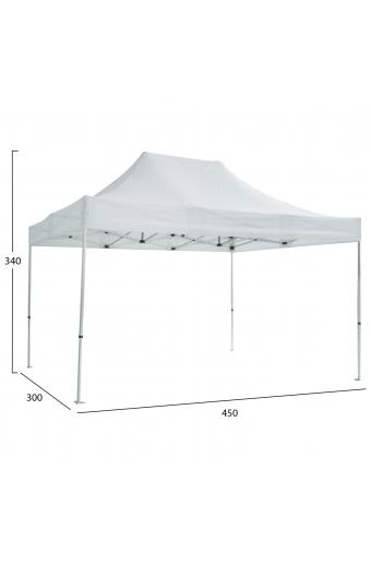 GAZEBO ΕΠΑΓΓΕΛΜΑΤΙΚΟ ΒΑΡΕΩΣ ΤΥΠΟΥ CRESSEN HM6306 ΠΤΥΣΣΟΜΕΝΟ ΑΛΟΥΜΙΝΙΟΥ 3x4,5x3,4Y