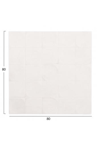 ΠΙΝΑΚΑΣ ΤΕΤΡΑΓΩΝΟΣ ΣΕΙΡΑ SANTORINI HM4516 MDF ΣΕ ΥΠΟΛΕΥΚΟ ΧΡΩΜΑ 80x4,5(πάχος)x80Υεκ.