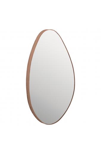 ΚΑΘΡΕΠΤΗΣ ΤΟΙΧΟΥ DROP HM4488.03 ΜΕ ΠΛΑΙΣΙΟ MDF ΣΕ ΦΥΣΙΚΟ ΧΡΩΜΑ ΞΥΛΟΥ 50x80Υεκ.
