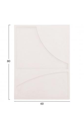 ΠΙΝΑΚΑΣ ΟΡΘΟΓΩΝΙΟΣ ΣΕΙΡΑ SANTORINI HM4509 MDF ΥΠΟΛΕΥΚΟ ΧΡΩΜΑ 60x4(πάχος)x80Υεκ.
