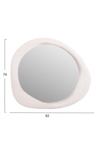 ΚΑΘΡΕΠΤΗΣ ΤΟΙΧΟΥ ΟΒΑΛ ΣΕΙΡΑ SANTORINI HM4511 MDF ΣΕ ΥΠΟΛΕΥΚΟ 82x3,5x74Υεκ