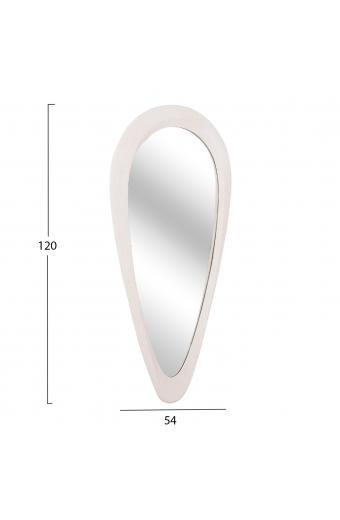 ΚΑΘΡΕΠΤΗΣ ΤΟΙΧΟΥ ΣΕΙΡΑ SANTORINI HM4512 MDF ΣΕ ΥΠΟΛΕΥΚΟ 54x3,5x120Υεκ