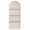 ΡΑΦΙΕΡΑ ΣΕΙΡΑ SANTORINI HM18044 MDF ΥΠΟΛΕΥΚΟ-ΡΑΦΙΑ ΞΥΛΟ ΕΛΑΤΟΥ ΦΥΣΙΚΟ 80x38x188,5Υεκ.