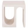 ΤΡΑΠΕΖΙ ΣΑΛΟΝΙΟΥ ΣΕΙΡΑ SANTORINI HM18070 MDF ΣΕ ΥΠΟΛΕΥΚΟ ΧΡΩΜΑ 48x38x48,5Υεκ.