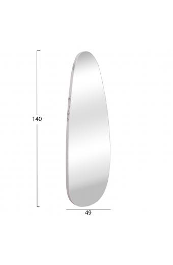 ΚΑΘΡΕΠΤΗΣ ΤΟΙΧΟΥ CRITHER HM4486.05 ΜΕ ΠΛΑΙΣΙΟ MDF ΣΕ WHITE MARBLE ΧΡΩΜΑ 49x140Υεκ.