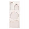 ΡΑΦΙΕΡΑ ΤΟΙΧΟΥ ΣΕΙΡΑ SANTORINI HM18069 MDF ΣΕ ΥΠΟΛΕΥΚΟ ΧΡΩΜΑ 47,5x18x120Υεκ.