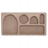 ΡΑΦΙ ΤΟΙΧΟΥ ΣΕΙΡΑ SANTORINI HM18063.02 MDF ΣΕ ΚΑΦΕ 120x18x60Υεκ.