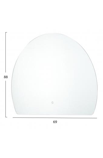 ΚΑΘΡΕΠΤΗΣ TOIXOY ΣΕΙΡΑ TORCH HM4491 ΧΩΡΙΣ ΠΛΑΙΣΙΟ-LED ΟΠΙΣΘΙΟΣ ΦΩΤΙΣΜΟΣ 89x69Υεκ.