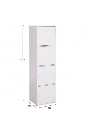 ΝΤΟΥΛΑΠΙ SORIANO HM9940.01 ΛΕΥΚΗ ΜΕΛΑΜΙΝΗ 40x39-41x157Υεκ.