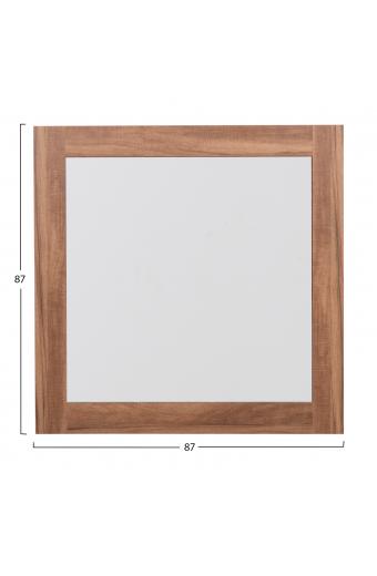 ΚΑΘΡΕΠΤΗΣ TOIXOY ΤΕΤΡΑΓΩΝΟΣ ΣΕΙΡΑ HARRY HM4485.01 ΜΕΛΑΜΙΝΗ ΦΥΣΙΚΟ ΞΥΛΟΥ 87x2(πάχος)x87εκ.