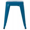 ΣΚΑΜΠΟ ΜΕΤΑΛΛΙΚΟ MELITA HM0096.48 ΣΕ ΜΠΛΕ ΧΡΩΜΑ 37x37x45Υεκ.