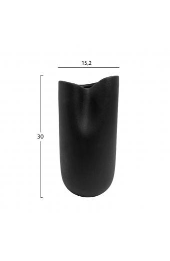 ΕΠΙΤΡΑΠΕΖΙΟ ΚΕΡΑΜΙΚΟ ΔΙΑΚΟΣΜΗΤΙΚΟ GLAΖΕ HM4607.02 ΜΑΥΡΟ ΜΑΤ 15x15x30Υεκ