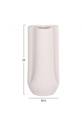 ΕΠΙΤΡΑΠΕΖΙΟ ΚΕΡΑΜΙΚΟ ΔΙΑΚΟΣΜΗΤΙΚΟ GLAΖΕ HM4612.01 ΚΡΥΣΤΑΛΛΙΚΟ ΥΠΟΛΕΥΚΟ Φ14x29Υεκ