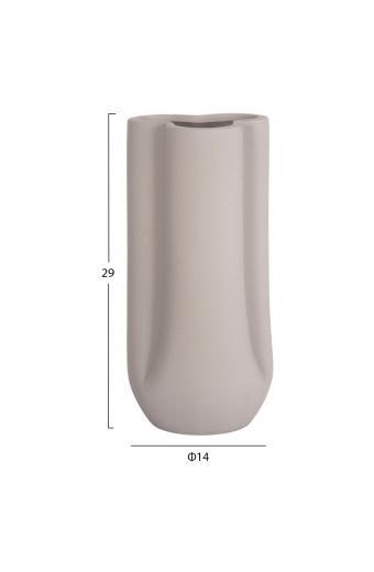 ΕΠΙΤΡΑΠΕΖΙΟ ΚΕΡΑΜΙΚΟ ΔΙΑΚΟΣΜΗΤΙΚΟ GLAΖΕ HM4612.03 ΓΚΡΙ ΜΑΤ Φ14x29Υεκ