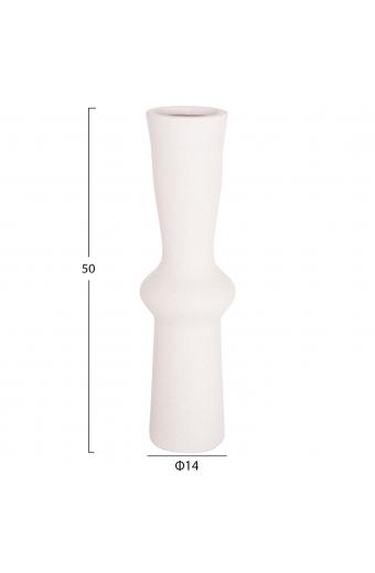 ΕΠΙΤΡΑΠΕΖΙΟ ΚΕΡΑΜΙΚΟ ΔΙΑΚΟΣΜΗΤΙΚΟ SCEPTER HM4637.01 ΚΡΥΣΤΑΛΛΙΚΟ ΥΠΟΛΕΥΚΟ Φ14x50Υεκ