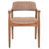 ΠΟΛΥΘΡΟΝΑ JAMES HM18259 TEAK WOOD ΜΕ ΣΑΜΠΑΝΙ ΥΦΑΣΜΑ 57x52x76Υεκ.