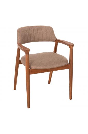 ΠΟΛΥΘΡΟΝΑ JAMES HM18259 TEAK WOOD ΜΕ ΣΑΜΠΑΝΙ ΥΦΑΣΜΑ 57x52x76Υεκ.