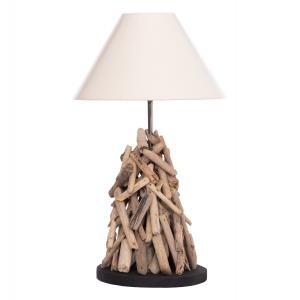 ΕΠΙΤΡΑΠΕΖΙΟ ΦΩΤΙΣΤΙΚΟ TWIGGY HM4423 DRIFTWOOD & ΛΕΥΚΟ ΚΑΠΕΛΟ Φ25x55Υεκ.