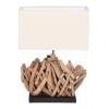 ΕΠΙΤΡΑΠΕΖΙΟ ΟΡΘΟΓΩΝΙΟ ΦΩΤΙΣΤΙΚΟ TWIGGY HM4424 DRIFTWOOD & ΛΕΥΚΟ ΚΑΠΕΛΟ 35x14x50Υεκ.