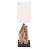 ΕΠΙΤΡΑΠΕΖΙΟ ΟΡΘΟΓΩΝΙΟ ΦΩΤΙΣΤΙΚΟ TWIGGY HM4424 DRIFTWOOD & ΛΕΥΚΟ ΚΑΠΕΛΟ 35x14x50Υεκ.