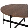 ΣΕΤ 2ΤΜΧ ΤΡΑΠΕΖΙΑ ΣΑΛΟΝΙΟΥ RONDA HM21089.03 MDF ΣΕ ΚΑΡΥΔΙ ΧΡΩΜΑ Φ80εκ & Φ50εκ