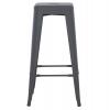 ΣΚΑΜΠΟ ΜΠΑΡ ΜΕΤΑΛΛΙΚΟ MELITA-PRO HM8642.50 ΣΕ ΓΚΡΙ 43x43x78Υεκ.