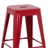 ΣΚΑΜΠΟ ΜΕΣΑΙΟΥ ΥΨΟΥΣ ΜΕΤΑΛΛΙΚΟ MELITA-PRO HM8573.44 ΚΟΚΚΙΝΟ 43x43x67Υεκ.
