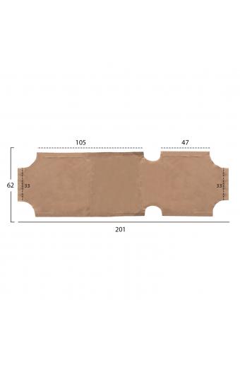ΠΑΝΙ TEXTILENE 600gr/m2 2X1 ΑΝΤΑΛΛΑΚΤΙΚΟ ΞΑΠΛΩΣΤΡΑΣ HM5072.70 ΜΠΕΖ
