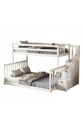 ΠΑΙΔΙΚH ΚΟΥΚΕΤΑ τ.MONTESSORI BEAMER HM711.03 ΞΥΛΟ ΠΕΥΚΟΥ ΣΕ ΛΕΥΚΟ-ΣΤΡΩΜΑΤΑ 90-140x190εκ