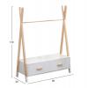 ΚΡΕΜΑΣΤΡΑ ΜΕ ΣΥΡΤΑΡΙΑ ΠΑΙΔΙΚH PASCHAL HM2491.03 ΜΕΛΑΜΙΝΗ-ΞΥΛΟ ΠΕΥΚΟΥ 80x40x130Υεκ