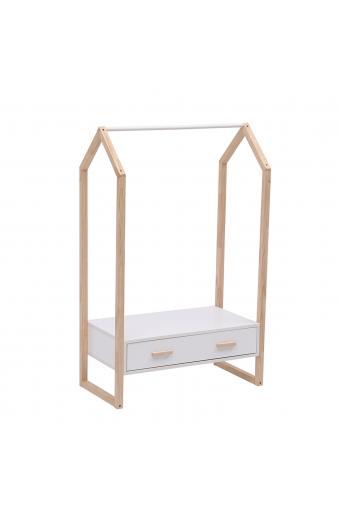 ΚΡΕΜΑΣΤΡΑ ΜΕ ΣΥΡΤΑΡΙ ΠΑΙΔΙΚH PEPE HM2492.03 ΜΕΛΑΜΙΝΗ-ΞΥΛΟ ΠΕΥΚΟΥ 80x40x125Υεκ