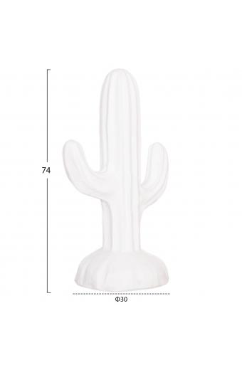 ΔΙΑΚΟΣΜΗΤΙΚΟΣ ΚΑΚΤΟΣ ΔΑΠΕΔΟΥ CACTUS HM4386.02S ΓΥΨΟΣ ΣΕ ΛΕΥΚΟ 42x30x74Υεκ