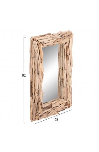 ΚΑΘΡΕΠΤΗΣ ΤΟΙΧΟΥ TWIGS HM4440 DRIFTWOOD ΣΕ ΦΥΣΙΚΟ ΧΡΩΜΑ 62x10x82Υεκ.