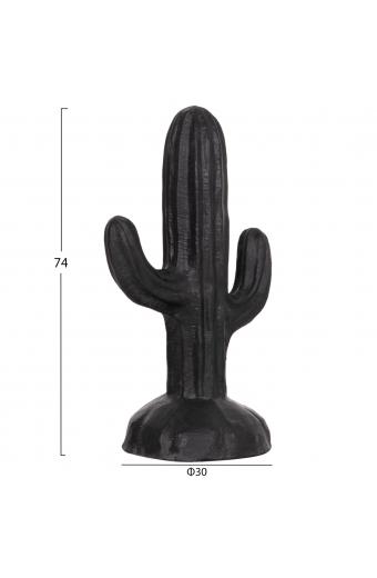 ΔΙΑΚΟΣΜΗΤΙΚΟΣ ΚΑΚΤΟΣ ΔΑΠΕΔΟΥ CACTUS HM4386.01S ΓΥΨΟΣ ΣΕ ΜΑΥΡΟ 42x30x74Υεκ.