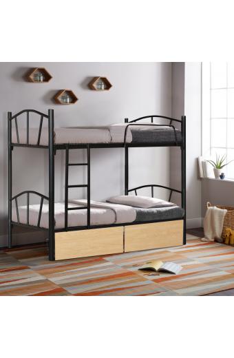 ΚΟΥΚΕΤΑ FLOOR HM21122.01 ΜΕΤΑΛΛΙΚΗ ΜΑΥΡΗ--ΕΠΙΔΑΠΕΔΙΑ ΣΥΡΤΑΡΙΑ SONAMA 200x91,5x177,5Yεκ