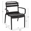 ΠΟΛΥΘΡΟΝΑ ΠΟΛΥΠΡΟΠΥΛΕΝΙΟΥ KORVER HM6333.02 ΜΑΥΡΗ 63.5x65x76Υεκ.