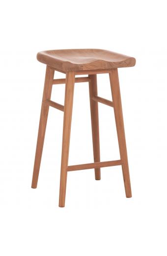 ΣΚΑΜΠΟ ΜΠΑΡ BOLMAR HM18108 ΞΥΛΟ ΤΕΑΚ ΣΕ ΦΥΣΙΚΟ 40.5x44x74Υεκ.
