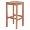 ΣΚΑΜΠΟ ΜΠΑΡ NIKOL HM18109 ΞΥΛΟ ΤΕΑΚ ΣΕ ΦΥΣΙΚΟ 40x40x77Υεκ.