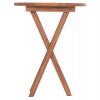 ΤΡΑΠΕΖΙ ΣΚΗΝΟΘΕΤΗ ΣΤΡΟΓΓΥΛΟ ERIS HM18119 ΞΥΛΟ TEAK--ΦΥΣΙΚΟ Φ60x75Υεκ.