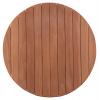 ΕΠΙΦΑΝΕΙΑ ΤΡΑΠΕΖΙΟΥ ΣΤΡΟΓΓΥΛΗ HM18132 ΞΥΛΟ TEAK--ΦΥΣΙΚΟ Φ60x4(πάχος)εκ.