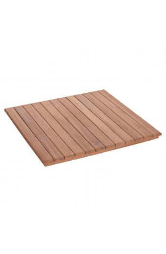 ΕΠΙΦΑΝΕΙΑ ΤΡΑΠΕΖΙΟΥ ΤΕΤΡΑΓΩΝΗ HM18135 ΞΥΛΟ TEAK--ΦΥΣΙΚΟ 60x60x4(πάχος)εκ.