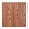 ΕΠΙΦΑΝΕΙΑ ΤΡΑΠΕΖΙΟΥ ΤΕΤΡΑΓΩΝΗ HM18136 ΞΥΛΟ TEAK--ΦΥΣΙΚΟ 70x70x4(πάχος)εκ.