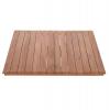 ΕΠΙΦΑΝΕΙΑ ΤΡΑΠΕΖΙΟΥ ΤΕΤΡΑΓΩΝΗ HM18136 ΞΥΛΟ TEAK--ΦΥΣΙΚΟ 70x70x4(πάχος)εκ.