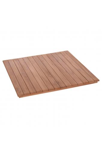 ΕΠΙΦΑΝΕΙΑ ΤΡΑΠΕΖΙΟΥ ΤΕΤΡΑΓΩΝΗ HM18136 ΞΥΛΟ TEAK--ΦΥΣΙΚΟ 70x70x4(πάχος)εκ.