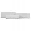 ΣΕΤ 3ΤΜΧ ΓΛΑΣΤΡΕΣ ΟΡΘΟΓΩΝΙΕΣ GARDENER HM4723 FIBERCLAY ΓΚΡΙ CEMENT 81x30.5x30.5Υεκ.