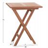 ΤΡΑΠΕΖΙ ΣΚΗΝΟΘΕΤΗ ΤΕΤΡΑΓΩΝΟ ERIS HM18118 ΞΥΛΟ TEAK--ΦΥΣΙΚΟ 60x60x75Υεκ.